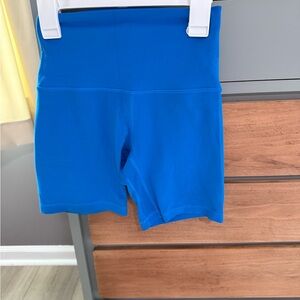 Lululemon Athletica Blue Athletic Shorts High-Waisted